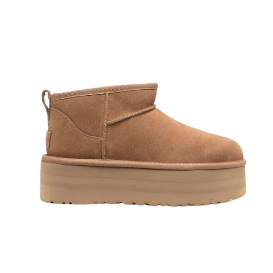 UGG Bota Con Plataforma Marrón