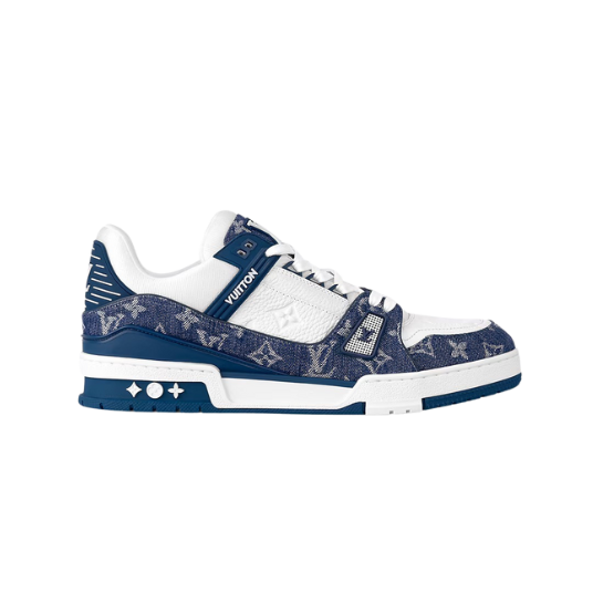 Louis Vuitton Trainer – Monogram Denim White Blue