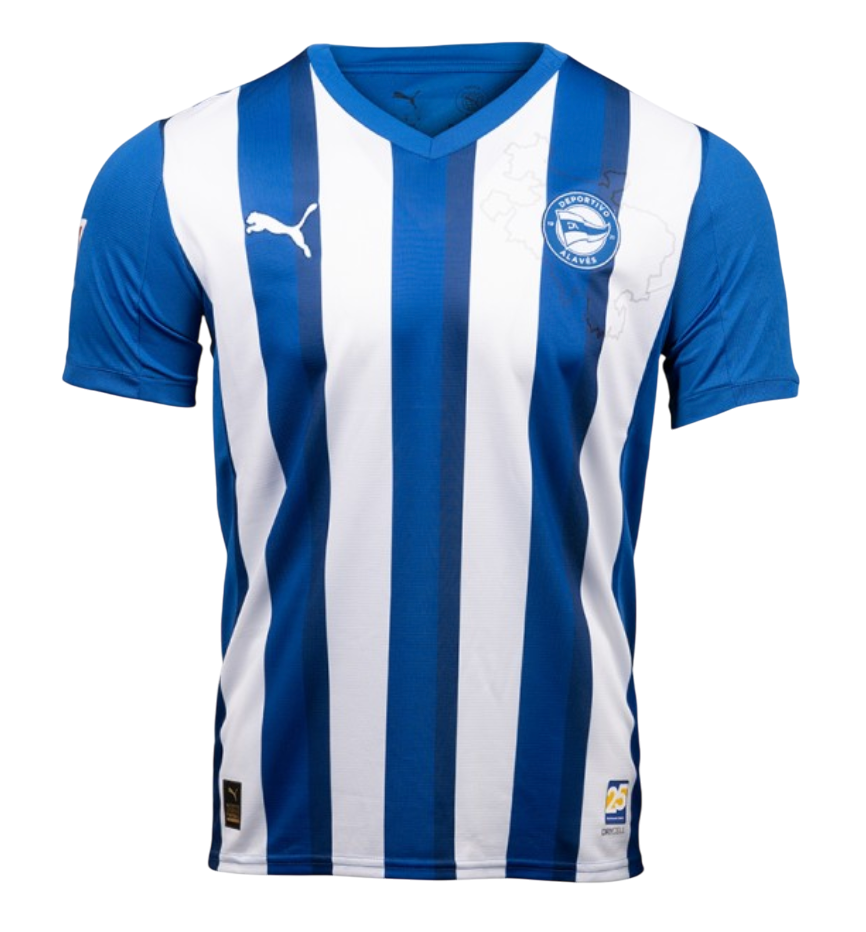 Camiseta Alavés 25-26 1ª equipación sin sponsor