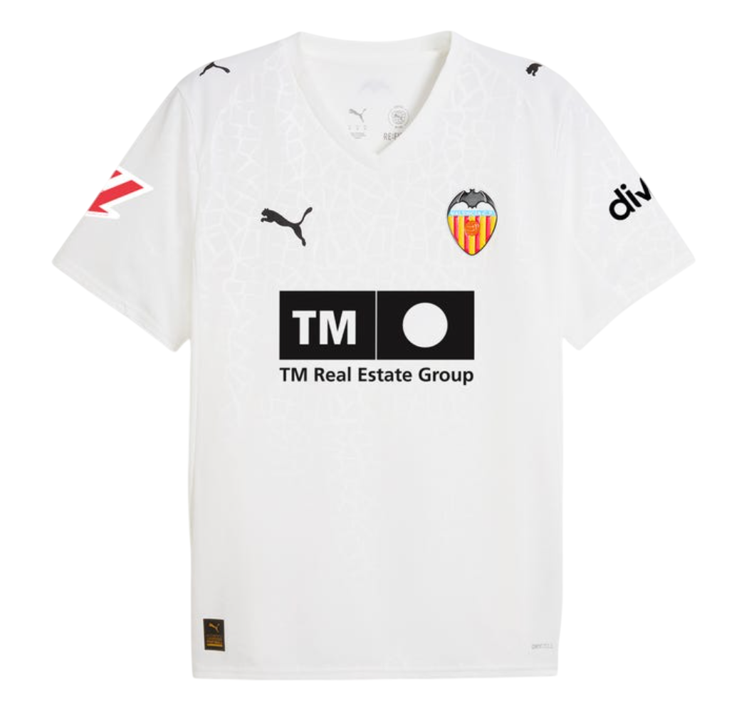 Camiseta Valencia CF 25-26 1ª equipación